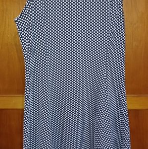 Polka dot dress sleevless